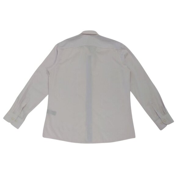 Tom Baine Mens Slim Fit Long-Sleeve Button-Up Shirt White Size L. - Picture 2 of 7